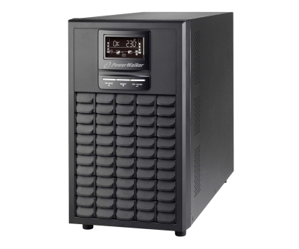 UPS (zasilacz awaryjny) POWERWALKER UPS On-Line 1/1 fazy 3000VA CG PF1, USB/RS232, 8x IEC C13, 1x IEC C19, EPO VFI 3000 CG PF1
